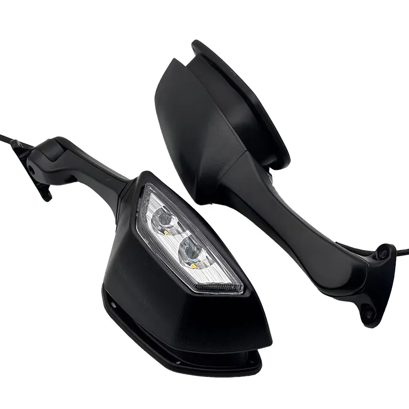 Sportbike Rearview Mirror for QJMOTOR CYCLONE – Replacement Side Mirrors for 600 / 600RS / 550 / 800 / 921 / 450, Aggressive Aero “Big Bull” Style Racing Look